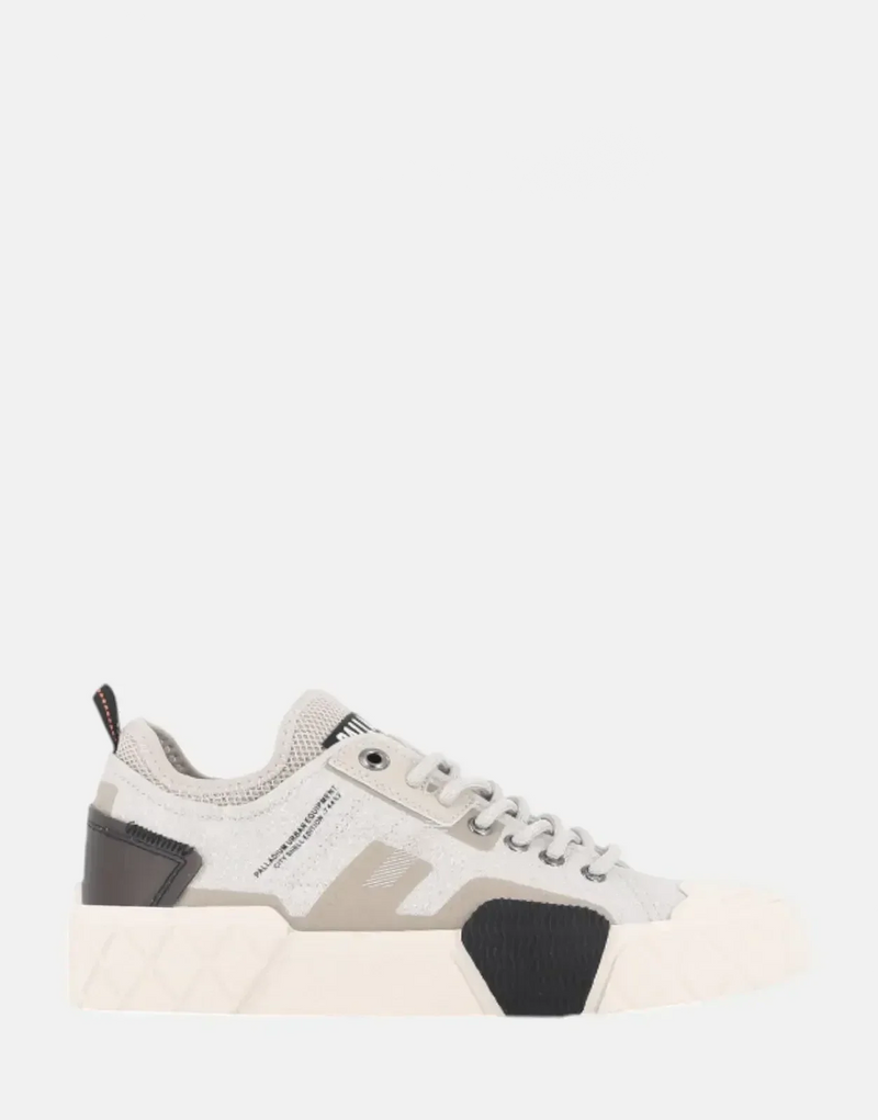 Palladium Ace City Shell Lo Sneaker Grey - Lightweight Organic Canvas Urban Footwear