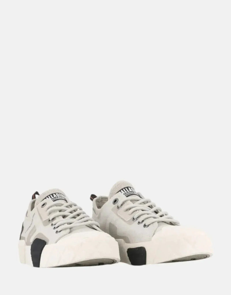 Palladium Ace City Shell Lo Sneaker Grey - Lightweight Organic Canvas Urban Footwear