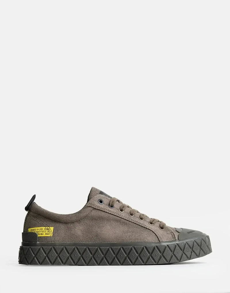 Palladium Palla Ace Low Surplus Brown Canvas Sneakers - Durable, Stylish