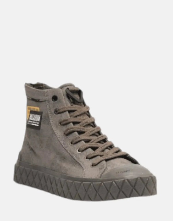 Palladium Palla Ace Surplus Sneakers: Durable Cotton-Rubber Blend, Breathable Lace-Up Comfort
