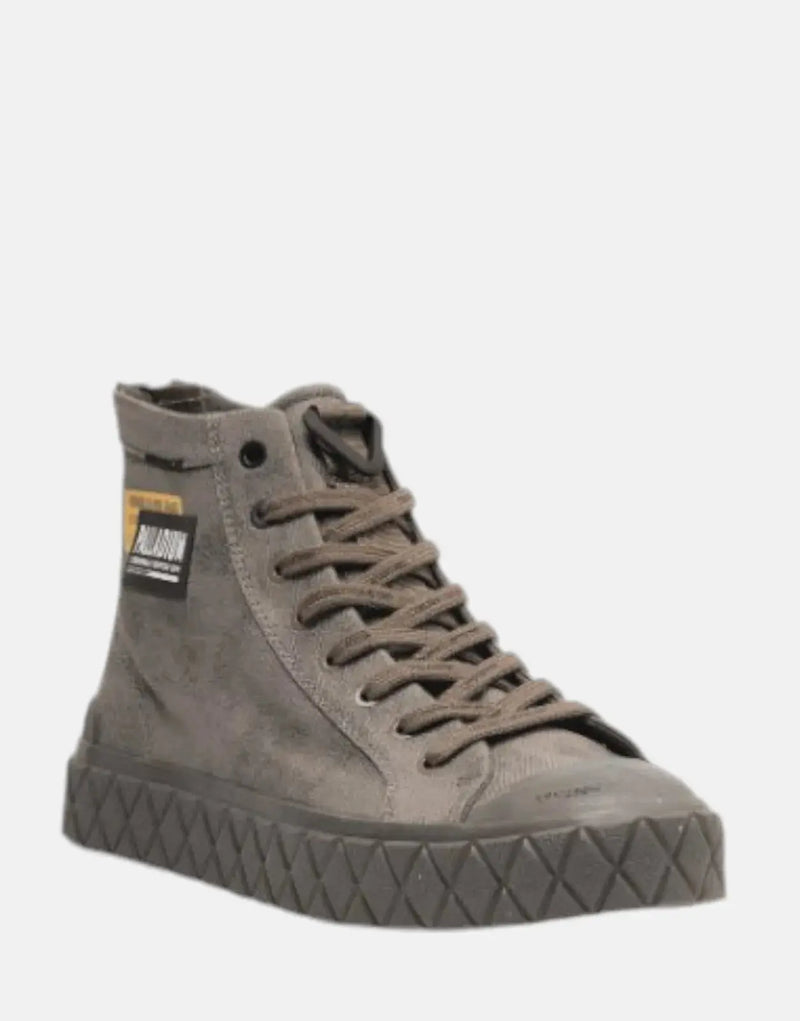 Palladium Palla Ace Surplus Sneakers: Durable Cotton-Rubber Blend, Breathable Lace-Up Comfort