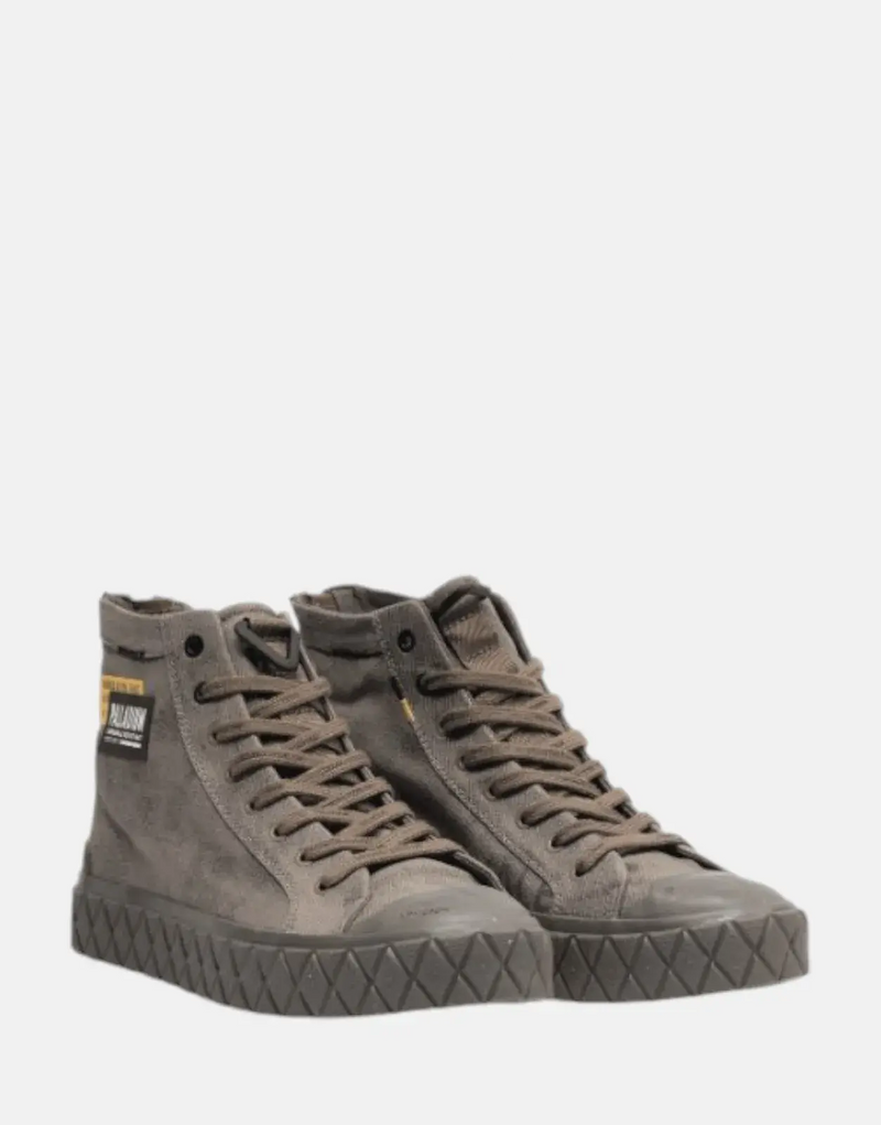 Palladium Palla Ace Surplus Sneakers: Durable Cotton-Rubber Blend, Breathable Lace-Up Comfort