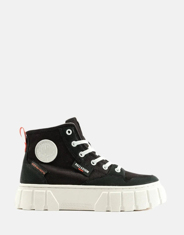 Palladium Pallatower Hi-Top Canvas Boots: Urban Platform Sneaker Footwear