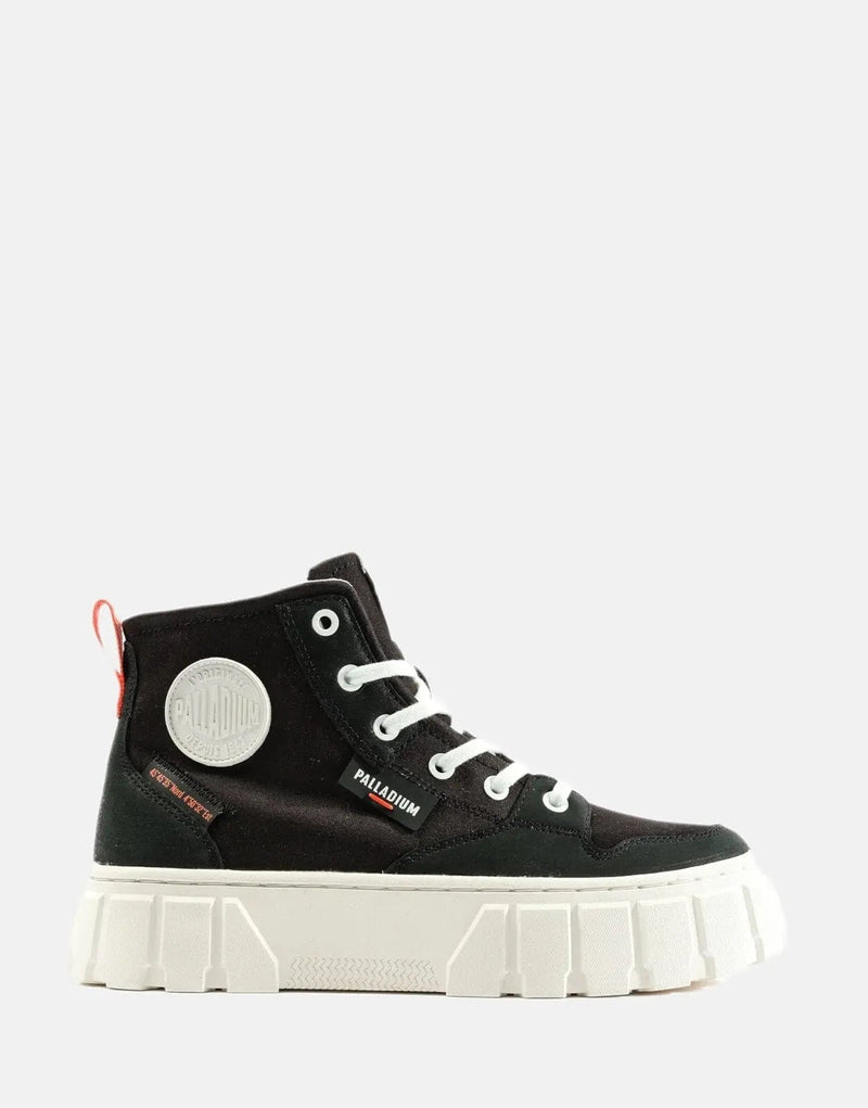 Palladium Pallatower Hi-Top Canvas Boots: Urban Platform Sneaker Footwear