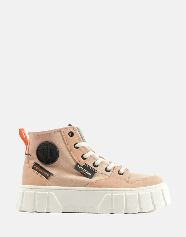 Palladium Pallatower Hi Sneaker Nude Dust Durable Urban Platform Boots