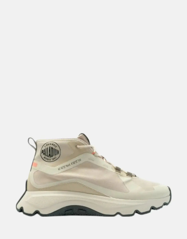 Rugged Palladium Thunder Mid Warm Sand Sneakers for Urban Adventures, Men's Durable Footwear
