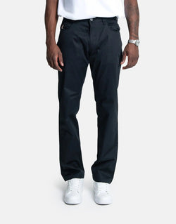 Men's Polo Classic 5-Pocket Straight Leg Black Dress Trousers Pants