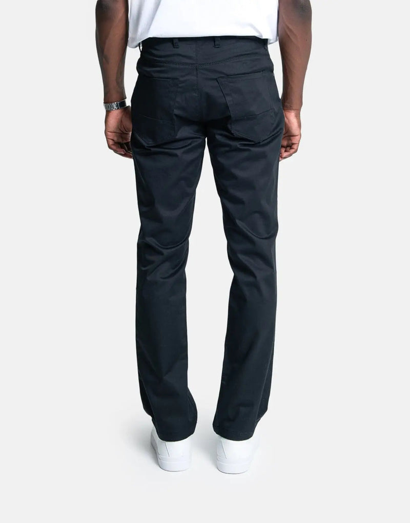 Men's Polo Classic 5-Pocket Straight Leg Black Dress Trousers Pants