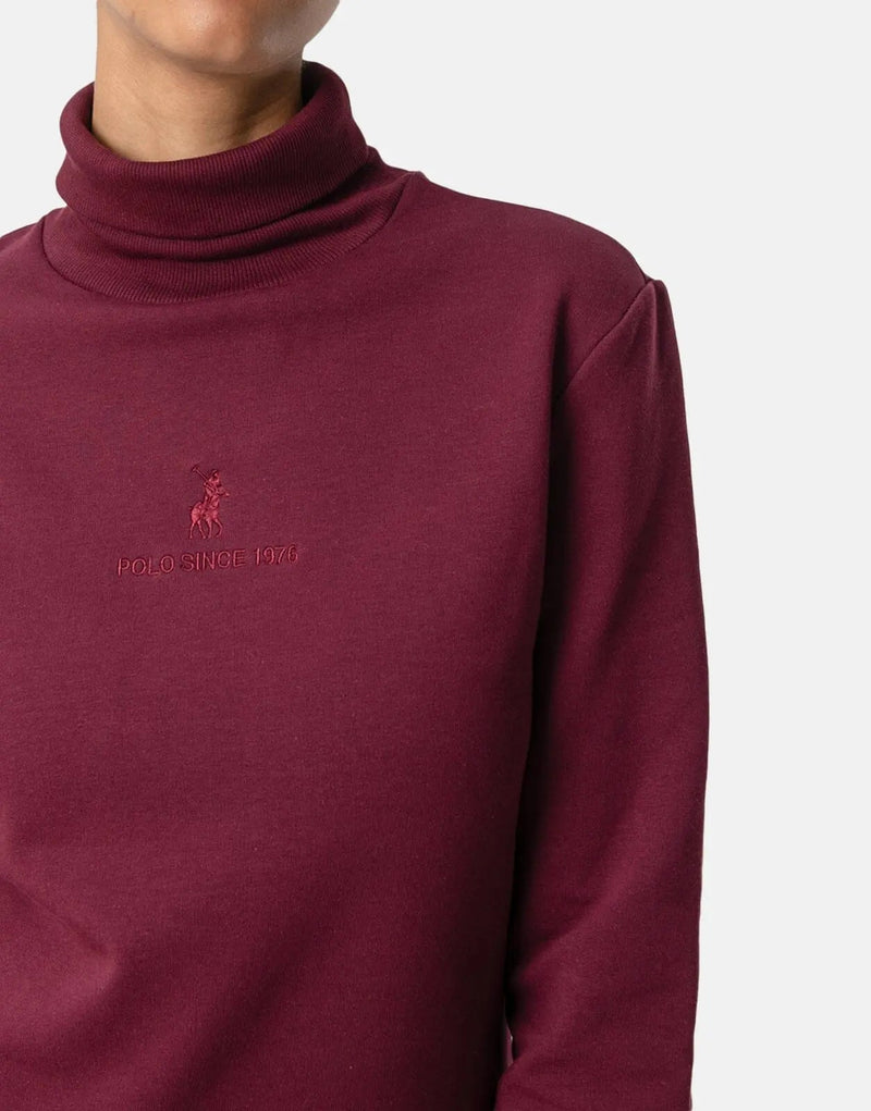 Luxurious Polo Addison Wine Sweater Dress: Chic, Warm, Elegant, Flattering Silhouette