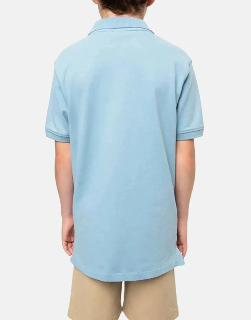 Polo Boys Austin Glacier Blue Golfer Shirt | Classic Kids Breathable Activewear