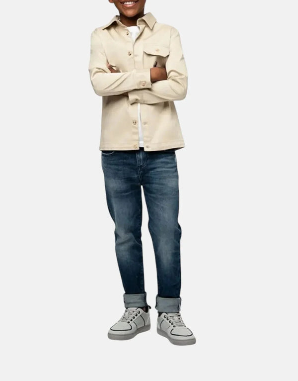 Polo Boys Dumisani Sand Twill Shacket - Stylish Cotton Stretch Jacket