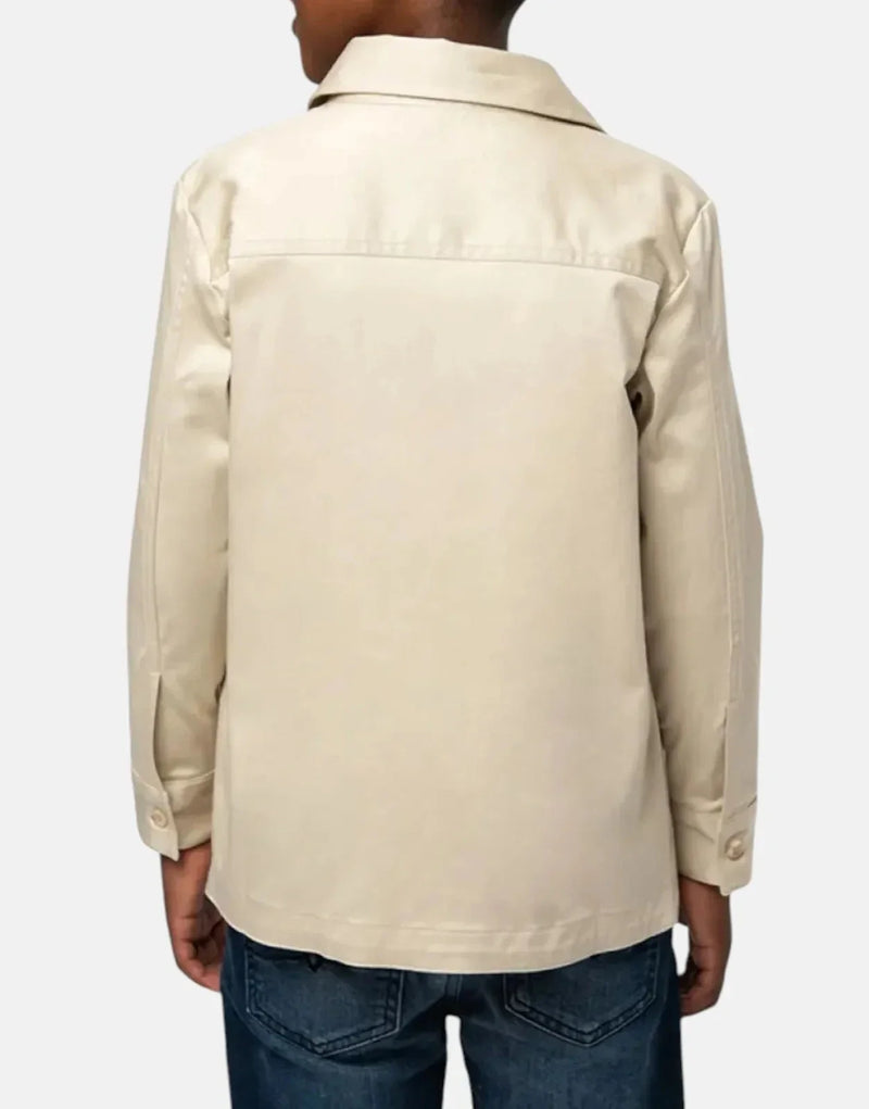 Polo Boys Dumisani Sand Twill Shacket - Stylish Cotton Stretch Jacket