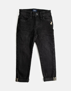 Polo Boys Luke Slim Fit Durable Denim Jeans for Stylish Everyday Comfort