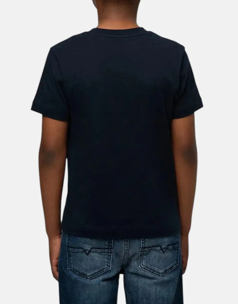Polo Boys Rick Navy Pique T-Shirt: Soft Stretch Cotton, Iconic Style