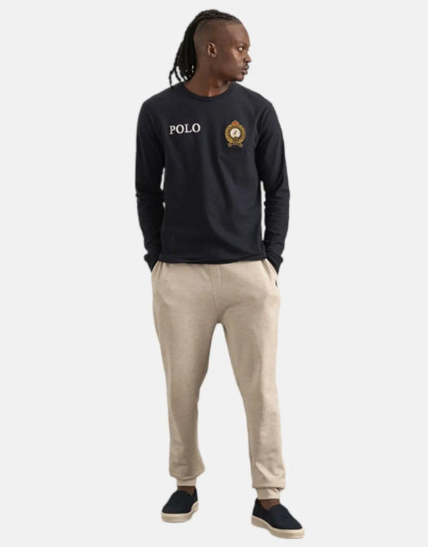 Premium Polo Equestrian Navy Long Sleeve T-Shirt for Comfort & Style