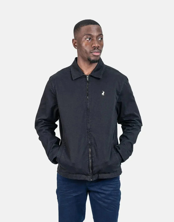 Men's Classic Polo Essential Cotton Harrington Jacket - Versatile Outerwear Style
