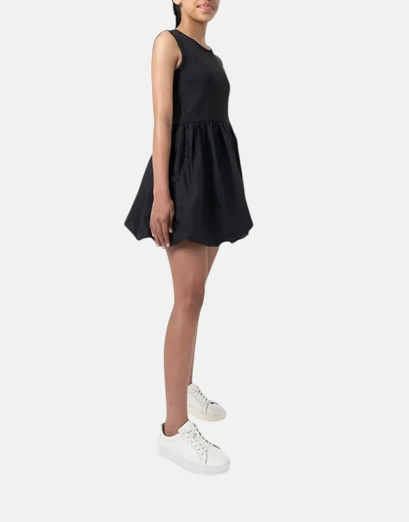 Polo Girls Thandiwe Black Sleeveless Cotton Dress for Kids Fashion