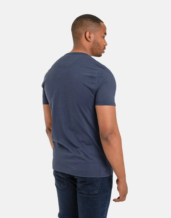 Polo Classic Navy Blue Graphic T-Shirt for Men - Comfortable Cotton Tee