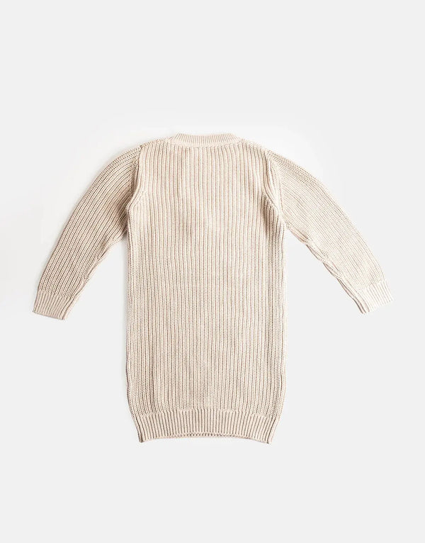 Polo Kids Addison Knitted Dress: Cozy Red Knit, Stylish Winter Apparel for Girls