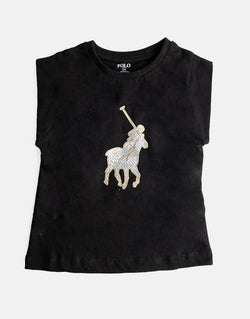 Polo Kids Jessica Printed Cotton Blend T-Shirt: Playful Style for Girls