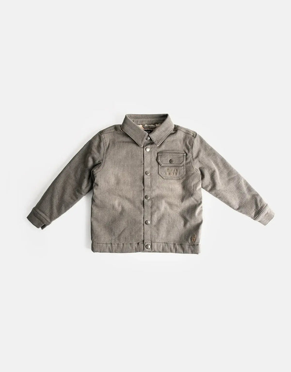 Timeless Kids Grey Denim Jacket for Active Play & Style