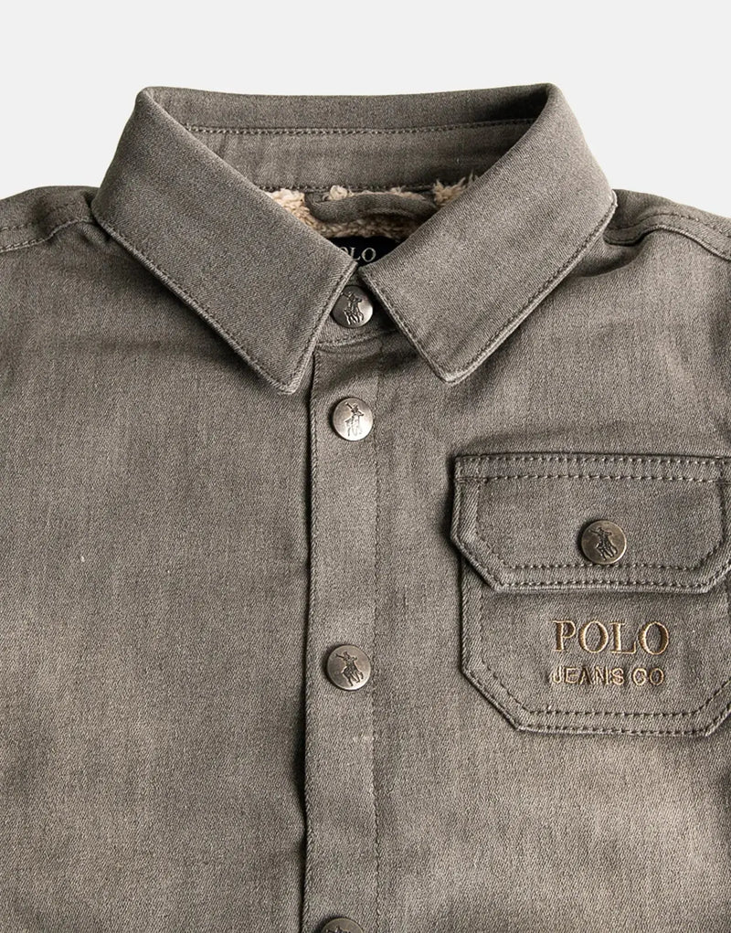 Timeless Kids Grey Denim Jacket for Active Play & Style