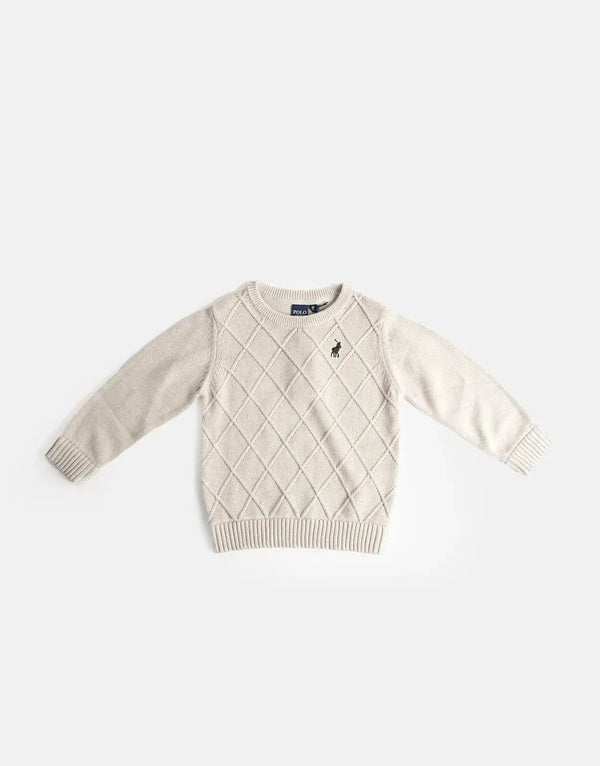 Polo Kids Usher Argyle Jersey: Classic Style, Warm Comfort, Premium Quality Knit