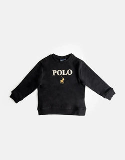 Polo Kids Wendy Printed Sweatshirt: Cozy Cotton Blend, Stylish Design for Everyday Comfort