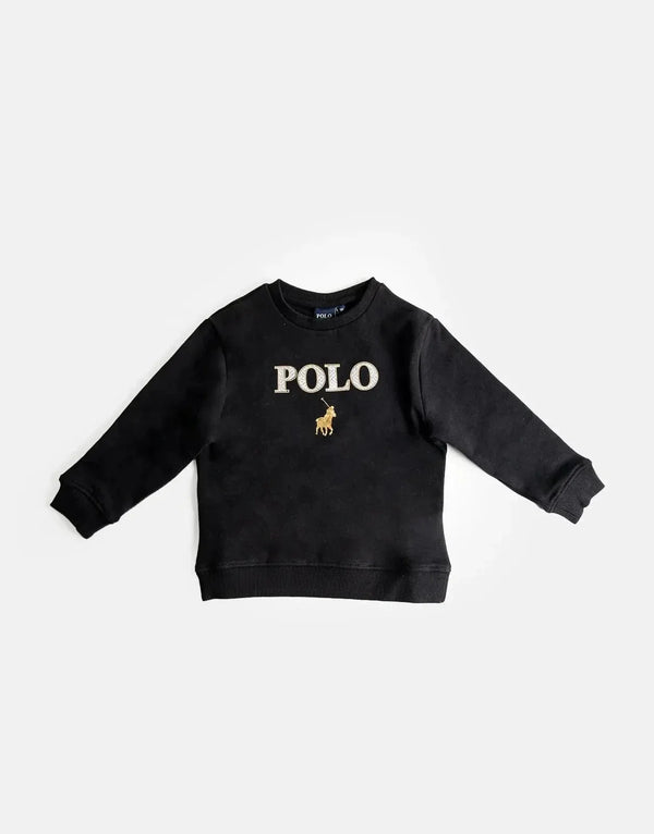 Polo Kids Wendy Printed Sweatshirt: Cozy Cotton Blend, Stylish Design for Everyday Comfort