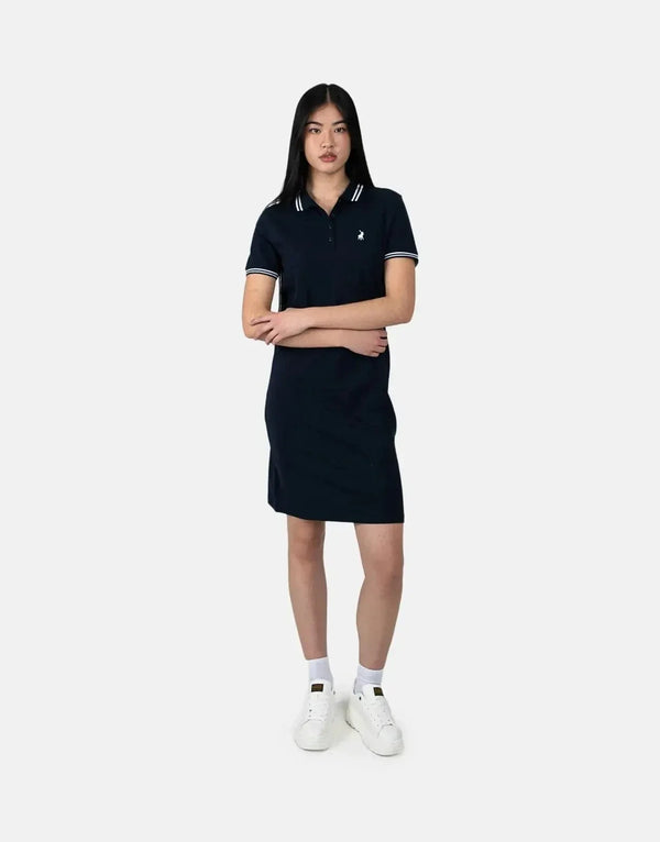Polo Leah Navy Golfer Dress: Classic Comfort, Sporty Chic, Everyday Elegance
