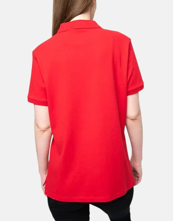 Polo Margot Red Premium Cotton Pique Golfer Shirt for Women