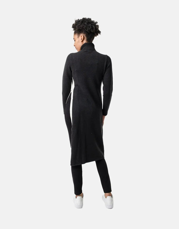 Luxurious Polo Maya Black Long Sleeve Knit Top for Women - Soft & Elegant