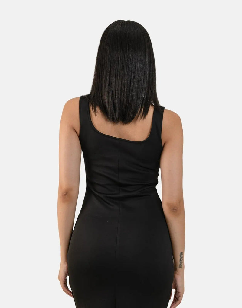 Polo Megan Elegant Black Occasion Dress for Women - Classic Sophistication