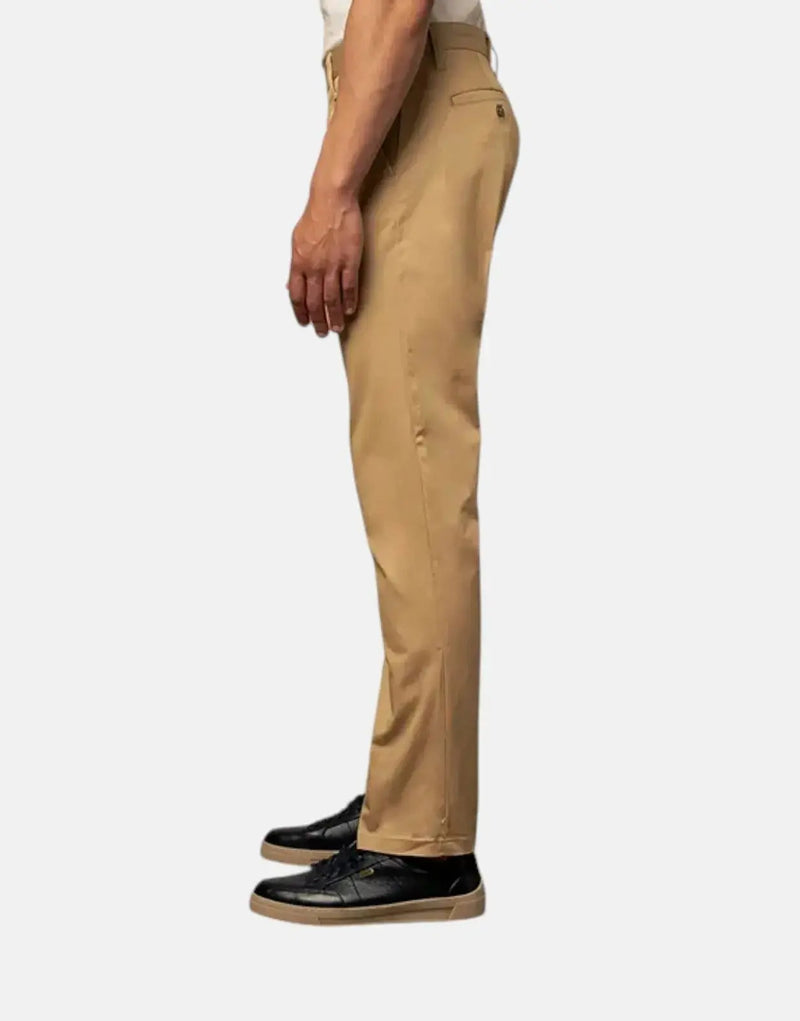 Polo Milan Men's Straight Leg Khaki Chino Pants: Comfortable Everyday Style
