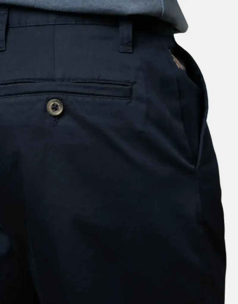 Polo Milan Men's Straight Leg Navy Chino Pants for Effortless Style