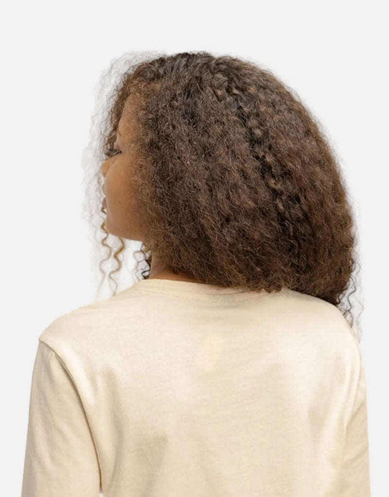 Polo Olivia Girls' Long Sleeve Stone T-Shirt: Eco-Friendly, Lurex Embroidered, Comfy Fit