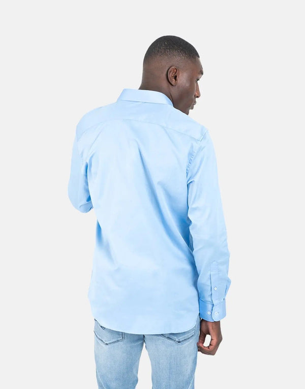 Polo Signature Sateen Light Blue T-Shirt – Premium Soft Comfort Fit