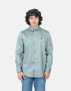 Premium Men's Sateen Signature Polo Shirt: Luxurious Feel, Timeless Style