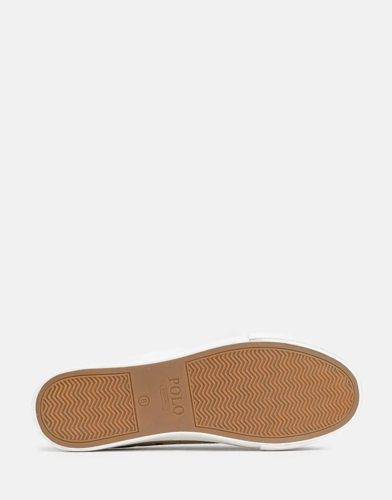 Polo Side Flash Monogram Brown Sneaker Men's Premium Casual Footwear