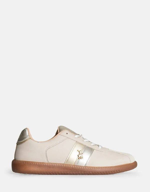 Polo Side Flash Retro Stone Sneakers: Vintage Style, Modern Comfort, Durable Design