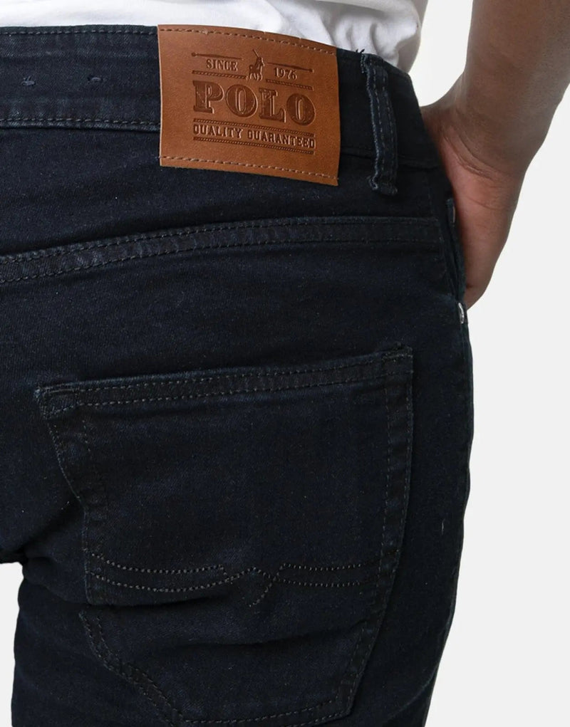 Polo Simon Men's Durable Straight Leg Jeans - Classic Blue Denim Comfort