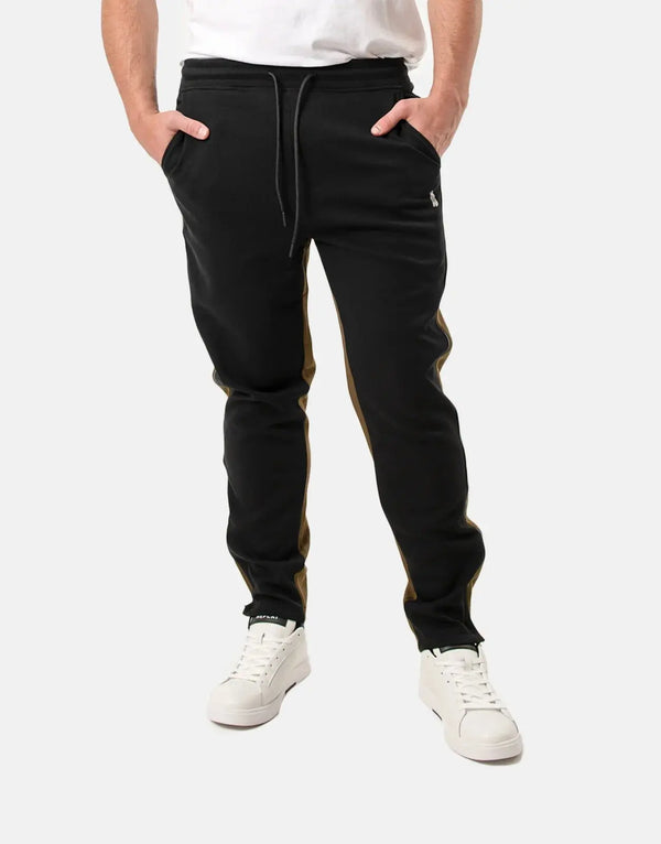 Polo Sport Men's Green Colour Block Joggers: Premium Comfort, Athletic Style