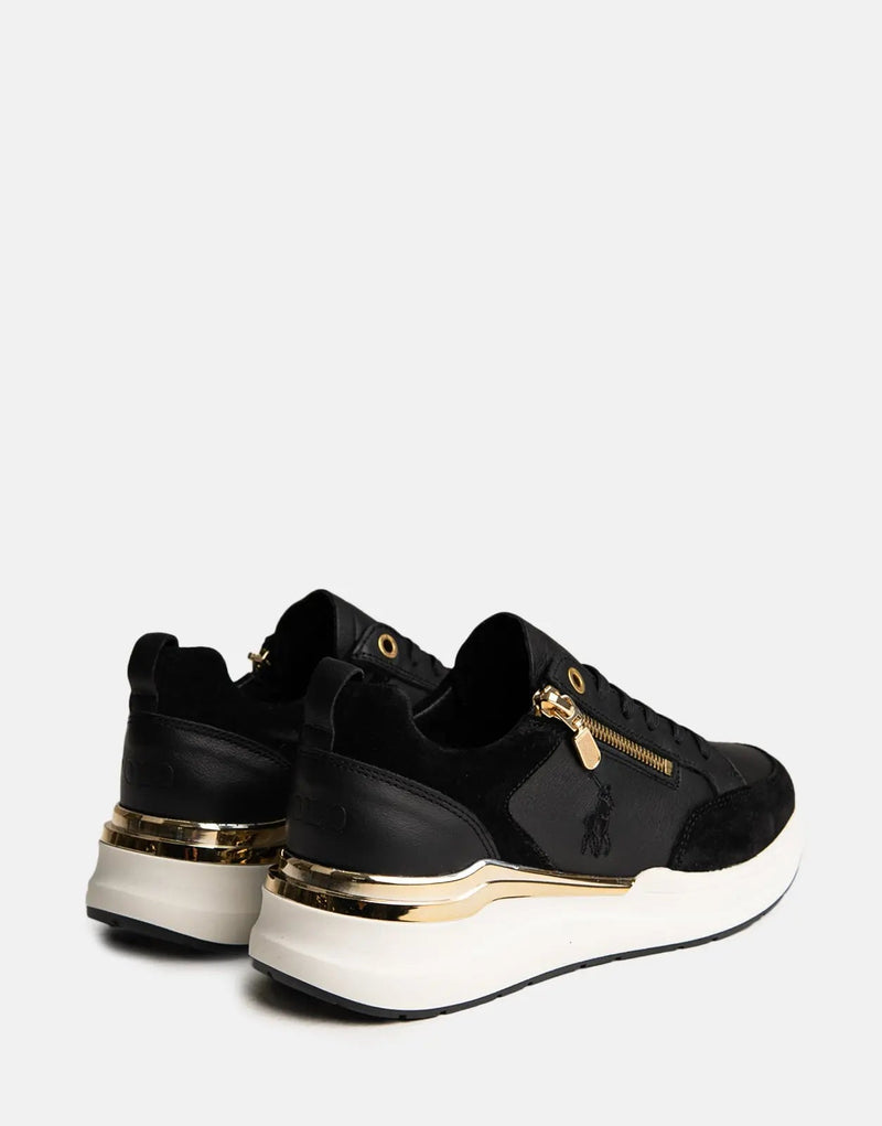Polo Zip Black Sneakers for Men: Stylish, Comfortable, Durable Everyday Footwear