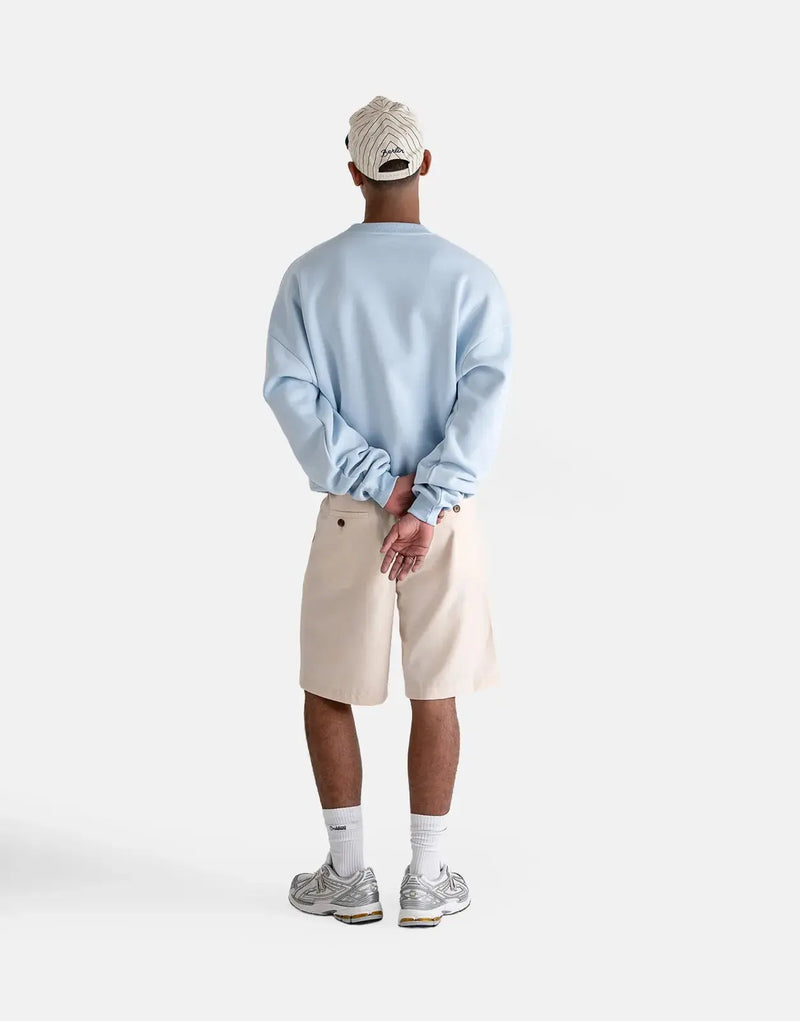 Prohibited Five Star Blue Crew Neck Sweatshirt: Soft, Stylish, and Versatile for Men