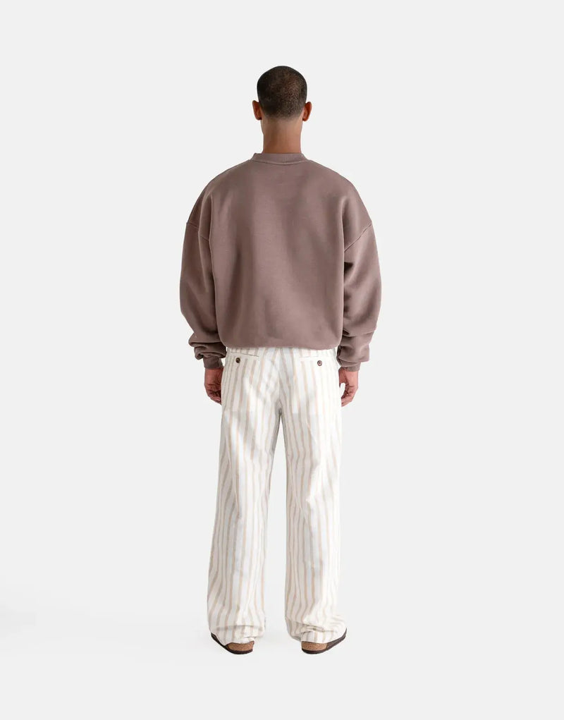 Prohibited Five Star Grey Crew Neck Sweatshirt - Soft, Durable, Everyday Comfort