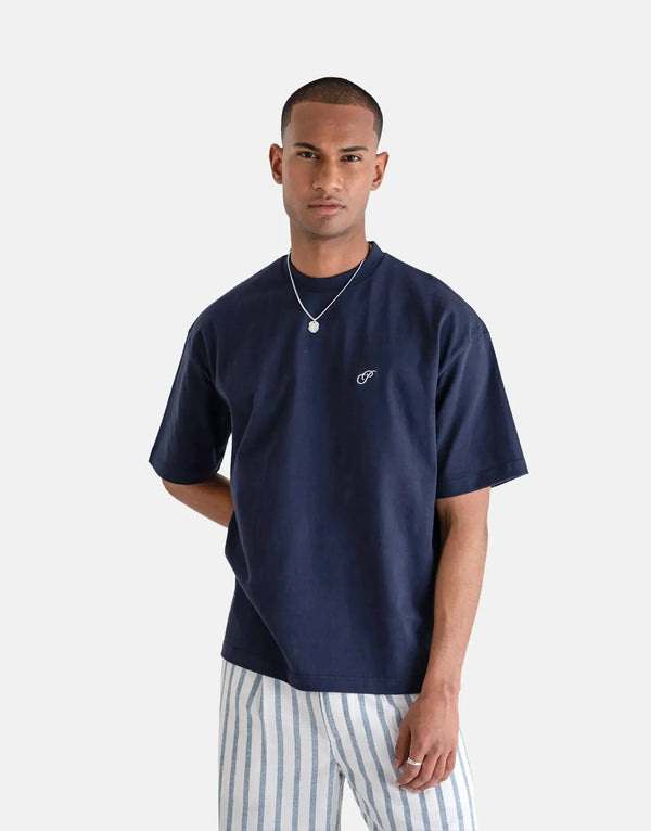Prohibited Grand Match Navy Performance Tennis T-Shirt for Men