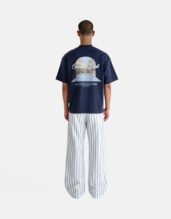 Prohibited Grand Match Navy Performance Tennis T-Shirt for Men