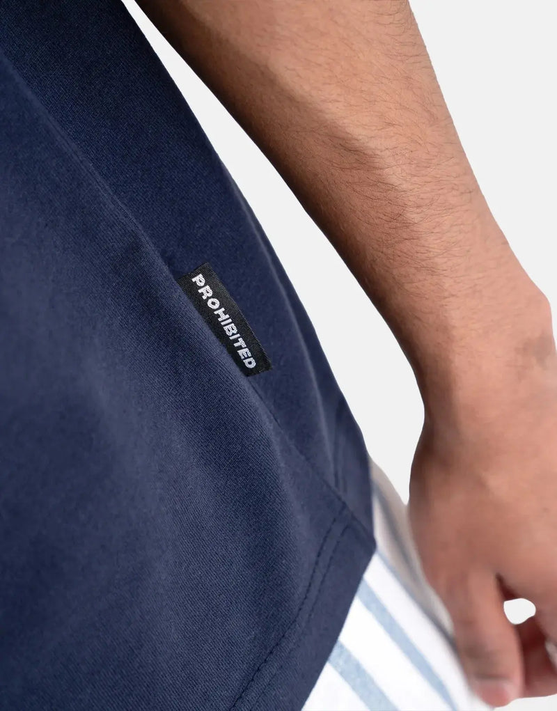 Prohibited Grand Match Navy Performance Tennis T-Shirt for Men