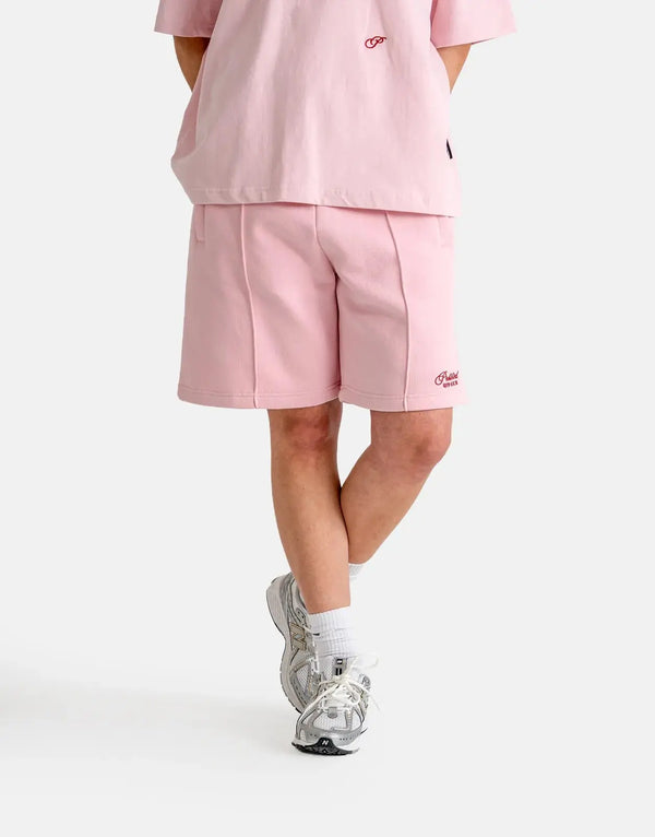 Prohibited Hometown Cherry Pink Sweatshorts - Ultra-Soft Comfy Fleece Shorts
