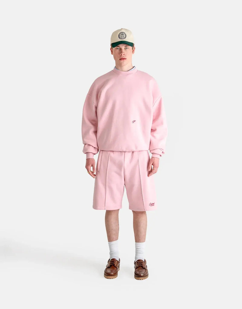 Prohibited Hometown Cherry Pink Sweatshorts - Ultra-Soft Comfy Fleece Shorts
